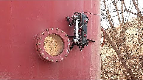 This Spider-Man robot can climb up walls and cling to ceilings using electromagnetic feet