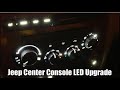 Jeep Grand Cherokee WK Center Console Light Bulb Replacement with LEDs