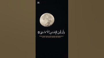 وأن ليس للأنسان الا ما سعى | محمد  المنشاوي #القرآن_الكريم #القران_الكريم_راحه_نفسية #تلاوات_نادرة