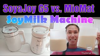 Making Soy Milk || Comparing SoyaJoy G5 and MioMat Soymilk Machine || Pros & Cons