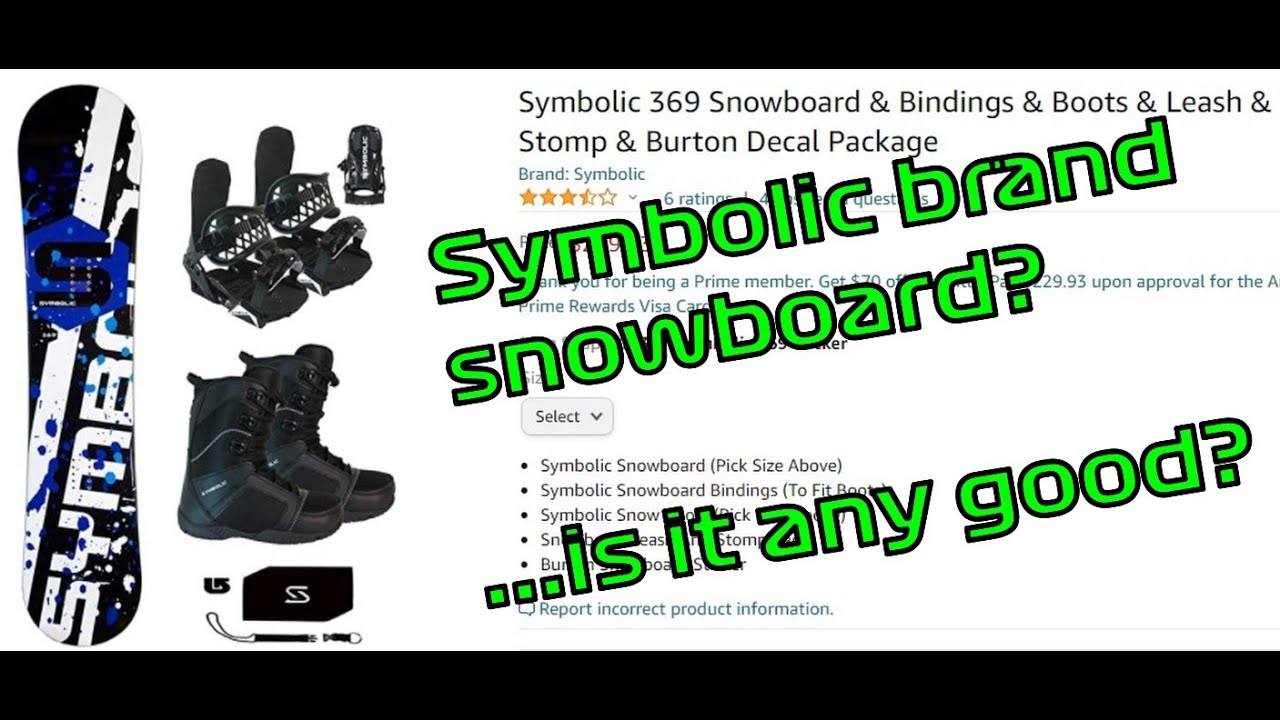 Symbolic Knotty Snowboard & Bindings & Boots Package 