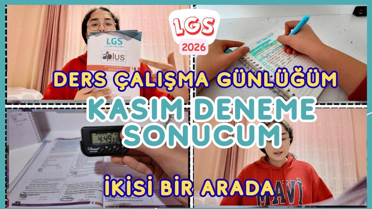 💯📚 Ara Tatilde Lgs'ye Nasıl Çalışıyorum?/ Ara Tatil Deneme Netlerim