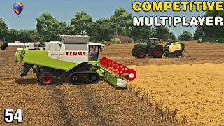 New Field + The Final Harvest Begins! Competitive Multiplayer The Pichonnière Valley Fs25 Ep54