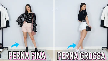 Por que minhas pernas são finas?