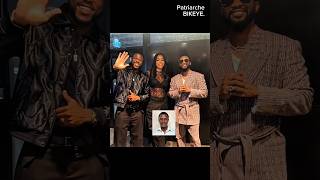 Chanvel Mbemba avec sa femme et Fally Ipupa