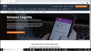 Using AWS Cognito for User Authentication/Registration