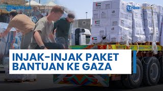 UPDATE Hari Ke-221 Perang Israel-Hamas: Warga Israel Lempar & Injak-injak Bantuan untuk Warga Gaza