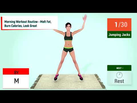 Morning Workout Routine   Melt Fat, Burn Calories, Look Great\\დილის ვარჯიშის კრებული   ცხიმის დნობ