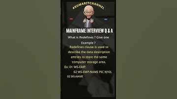 Mainframe Interview Q & A #kumaritchannel