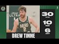 Drew timme records 30 pts  10 reb doubledouble