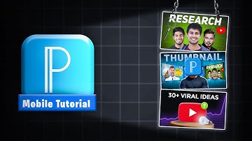 Create Eye-Catching YouTube Thumbnails in Mobile | (PixelLab Tutorial)