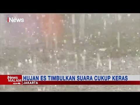 Hujan Es di Jakarta Hebohkan Warga, BMKG: Termasuk Cuaca Ekstrem #iNewsMalam 17/12