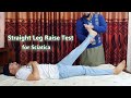 How to perform straight leg raise test  cross or contralateral straight leg raise test