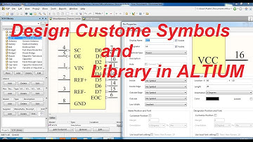 ALTIUM TUTORIAL-3: How To Design Custom Symbols and Library In ALTIUM DESIGNER/Design Own Symbols
