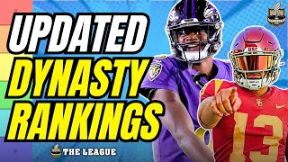 UPDATED Top 24 Dynasty Fantasy Football QB Rankings & Tiers w/ Rookies! | 2024 Dynasty Football