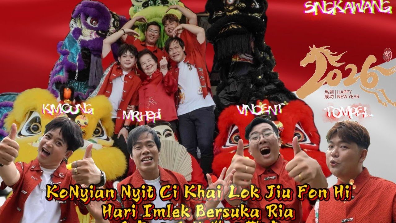 KoNyian Nyit Ci Khai Lok Jiu Fon Hi 過年日子快樂又歡喜 Hari Imlek Bersuka Ria LAGU IMLEK HAKKA 2026 (COVER)