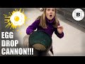 Egg Drop CANNON!!! - Using Science of Springs