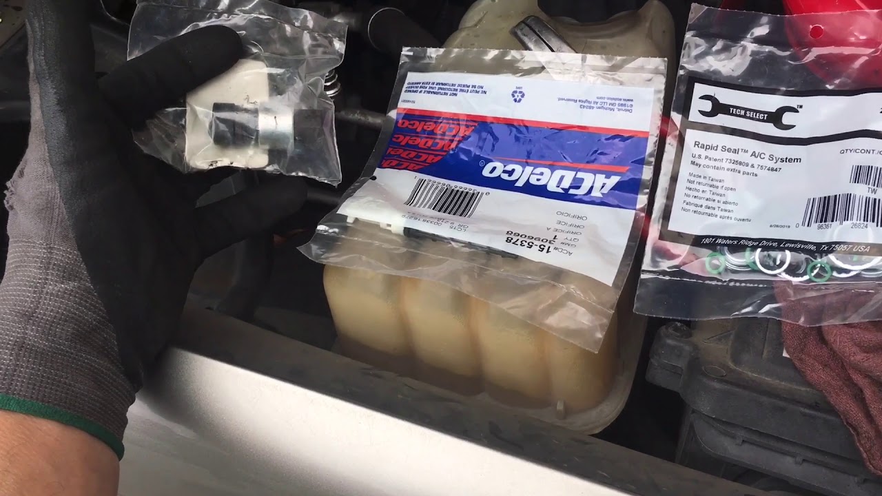 Pt 3 orifice tube, cycling clutch switch, oh ring replacement 386,000