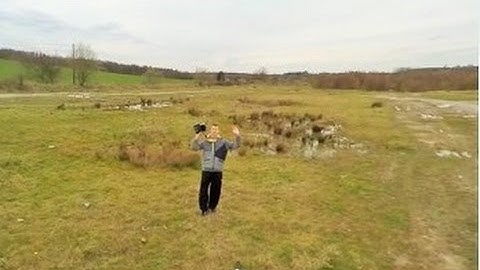 ALIEN X quadcopter drone LOITER/ GPS hold test during windy day APM 2.0 Mega dji f450