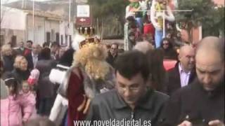 Los Reyes Magos en el barrio de La Estación; Novelda Digital
