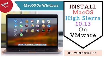 Install MacOS High Sierra 10.13 on VMware 🔥Any Windows PC💻