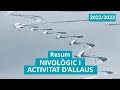 Resum nivològic i d&#39;activitat d&#39;allaus. Temporada 2022-2023