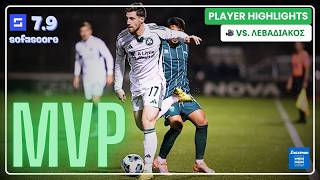 Georgios Kyriakopoulos vs Levadiakos - Highlights &amp; Goal! ✨Ο MVP στην Λιβαδειά με γκολάρα! ⚽🏆