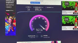 CenturyLink Las Vegas Speed Test