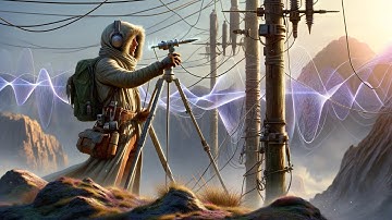 A cable with a linear density is hung from telephone poles. The wind blows across the line