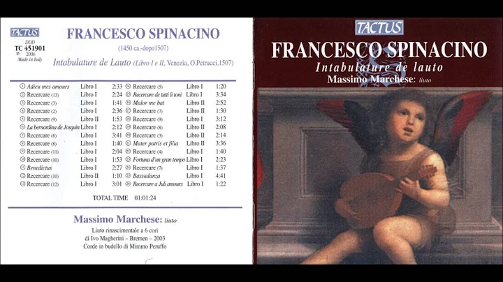 Francesco Spinacino  - Intabulature de Lauto, Book...