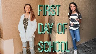 First day of School! School Morning Routine 2019! / Emma and Ellie