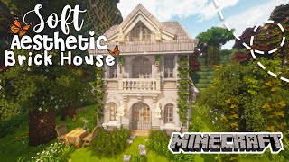 Soft 2-Floor Brick House I Minecraft Speedbuild I Miniaturia & Mizuno's Craft I iTapixca Crafts screenshot 4