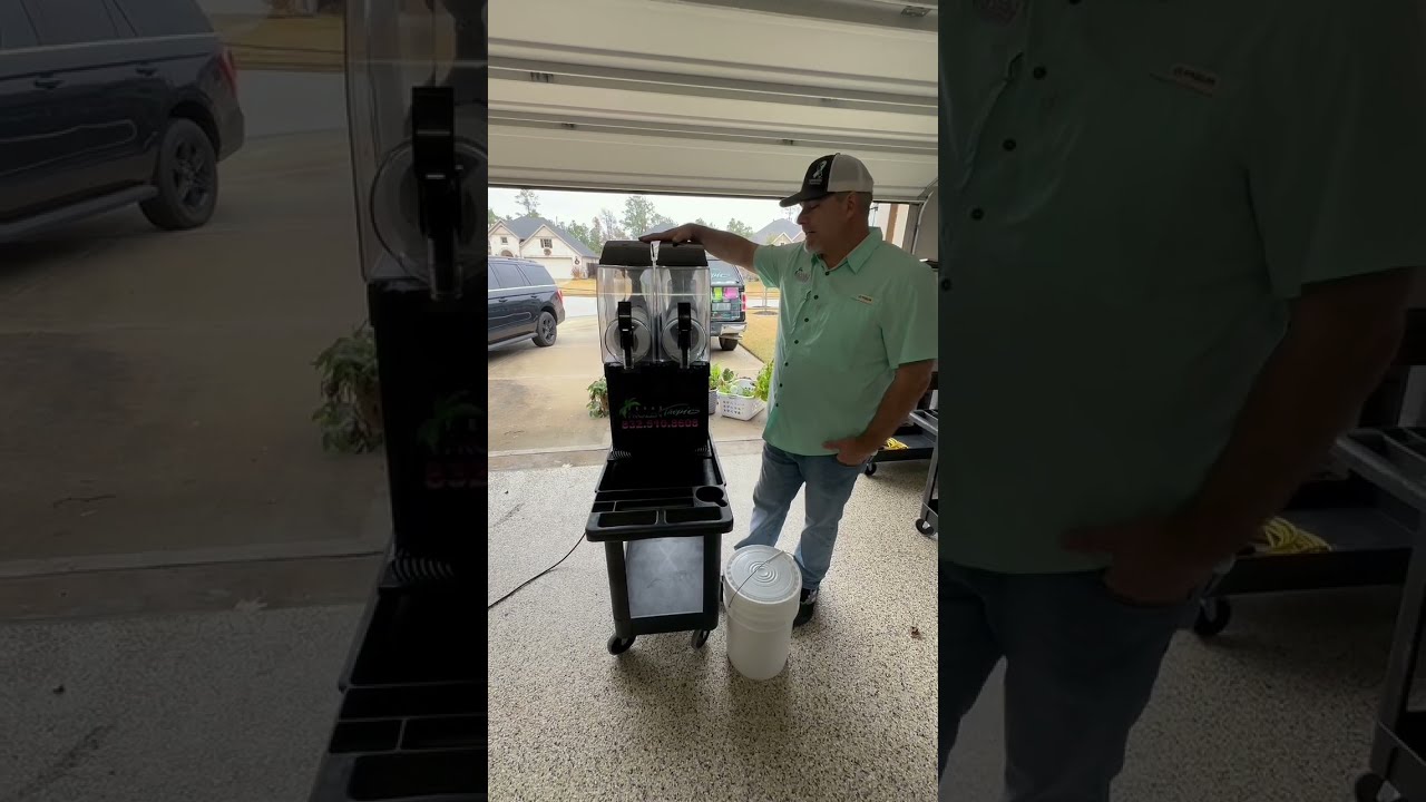 How to operate the Ipro-2 frozen beverage machine