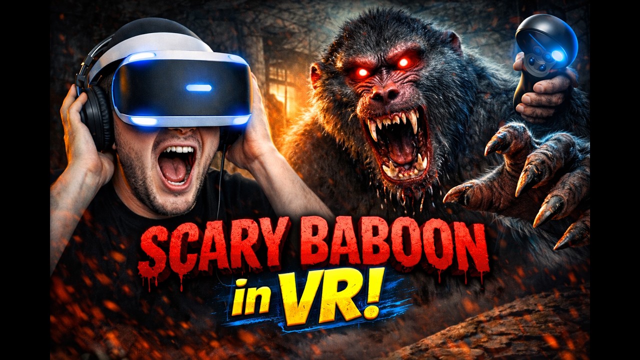 Jeg Overlevde Nesten Ikke SCARY BABOON i VR! #scarybaboon - YouTube