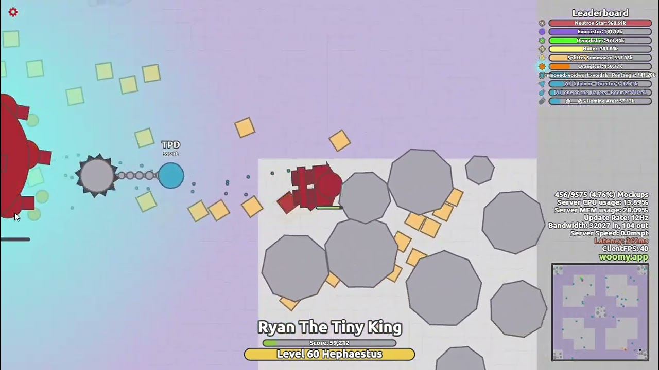 Woomy Arras.io Boss Rush Gameplay 2