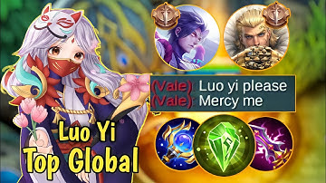 Build Luo Yi Tersakit 2021 - Luo Yi 1 Shot Kill Build - Mobile Legends