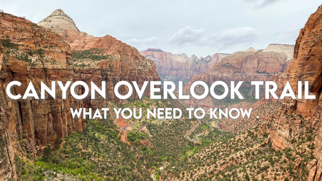 Zion's Canyon Overlook Trail | What To Know Before Hiking