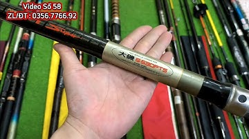 Video Số 58 : Thẻo Câu Chép Câu Tráp Và Lưỡi Săn Hàng 100k - Cần Câu Nhật Daiwa Cắm Gốc