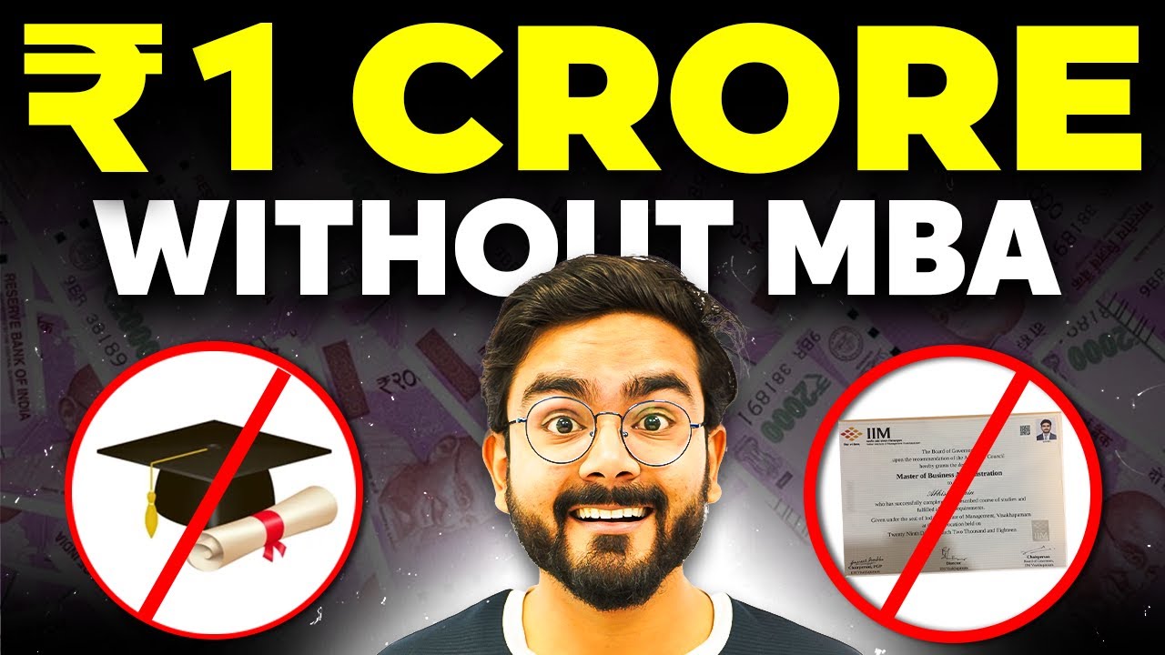 1 CRORE Salary WITHOUT an MBA 5 career paths to a 1 CRORE salary