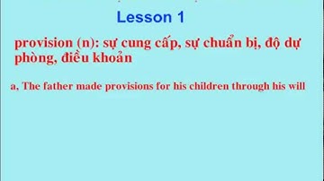 600 Từ Vựng TOEIC - Bài 1 - Contract