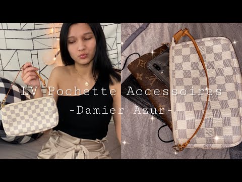 LOUIS VUITTON POCHETTE ACCESSORIES (MONOGRAM & DAMIER AZUR