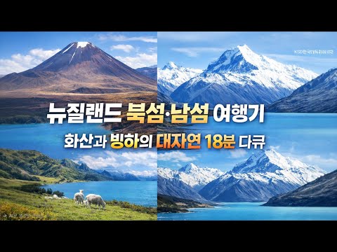 뉴질랜드 북섬·남섬 여행기 18분｜화산 vs 빙하의 대자연｜통가리로 · 로토루아 · 마운트쿡 · 퀸스타운