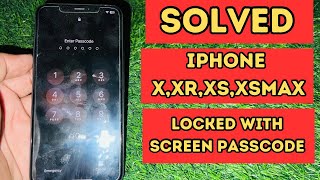 Unlock iPhone X,XS,XS Max ,XR Screen Lock Without Computer !! Unlock iPhone Passcode 2024