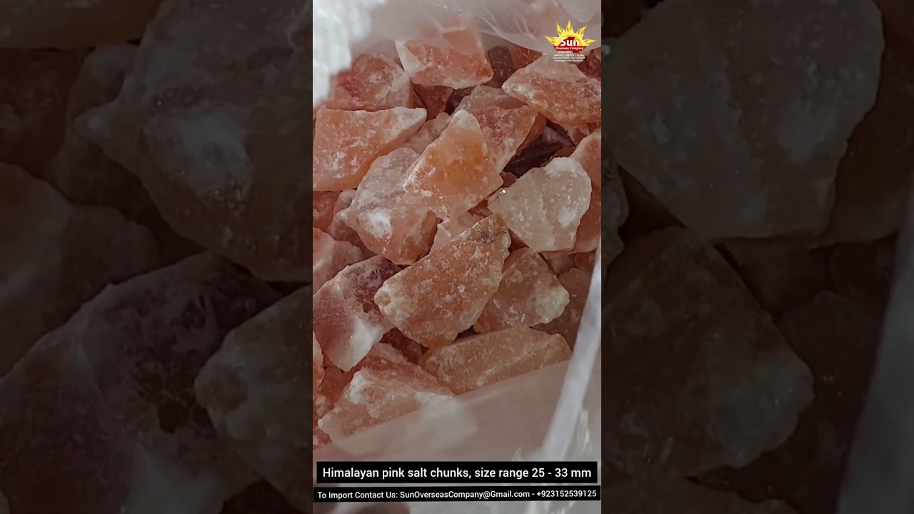 Himalayan Pink Salt Chunks | Premium Quality Ready for Supply & Export!