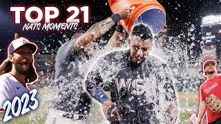 Top 21 Moments of the Nats 2023 Season