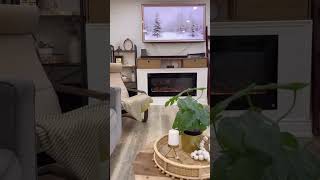 Living Room Makeover featuring our 2-Piece Organic Coffee Table #urbanwoodcraft