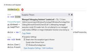 Setup DirectX 11 Window Framework and Initialize Direct3D Device