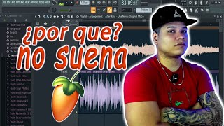 TUTORIAL FL STUDIO 🥭 ¿POR QUE NO SUENA? COMO USAR FL STUDIO POR PRIMERA VEZ ✅ @DjDarrelElapoderado ✔