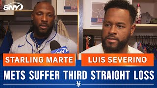 Starling Marte and Luis Severino comment on Mets second straight loss to Giants | SNY screenshot 5