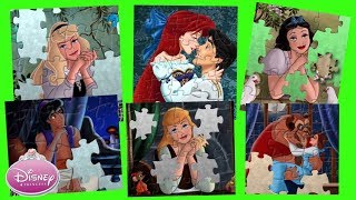 NEW Disney Princess Jigsaw Puzzle Play for kids Games Activity COMPILATION screenshot 2